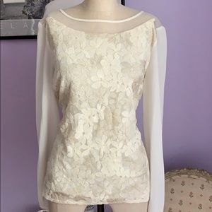 Ann Taylor embroidered top